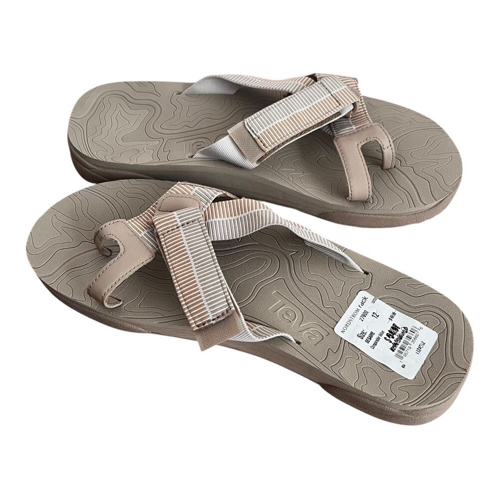 Teva Revive 95 Slide Sandals In Sesame Men Size 12